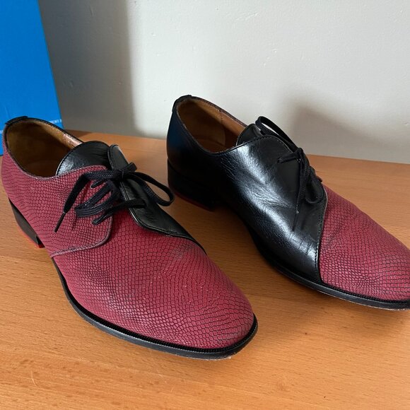 John Fluevog Other - Fluevog City Angel "Manhattan" men's shoe - reflective red & black - M8/W10